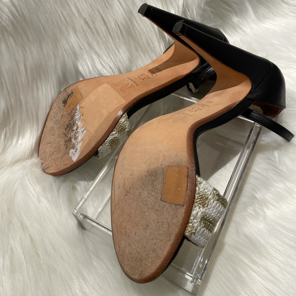 Missoni Bianco Black leather heels worn gently - Picture 6 of 6